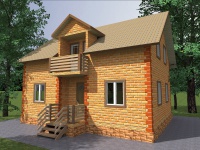 Каркасный дом 7х9 | Строительство домов в Мурманской области