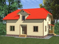 Каркасный дом 9х11 | Строительство домов в Мурманской области